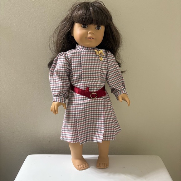 WHITE BODY American Girl Doll Samantha Parkington TLC Meet Dress and Locket - Picture 9 of 11